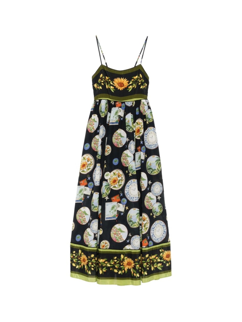 NWT FARM Rio trip souvenir Maxi Dress fully lined - Picture 4 of 7